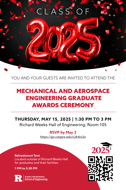 MAE Graduate Celebration Evite 2025
