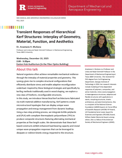 Spring 2025 Colloquium Series Schedule